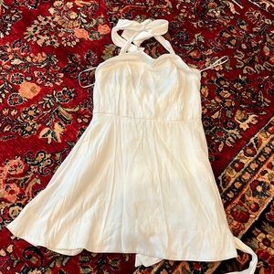 Gorgeous multi-way tie white dress size Large perfect for graduation!